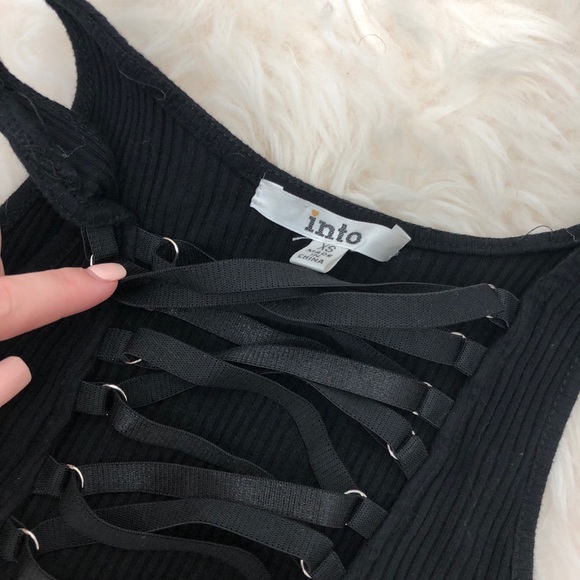 lf lace up bodysuit - Picture 2 of 2